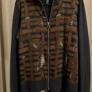 Ralph Lauren XL equestrian sweater and blouse